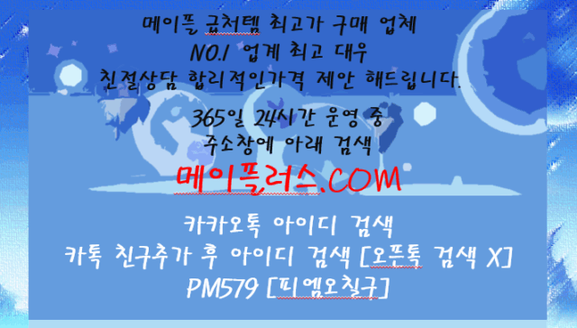 메이플스토리 급처템