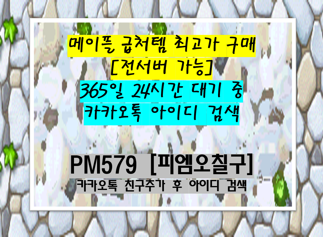 메이플 급처템