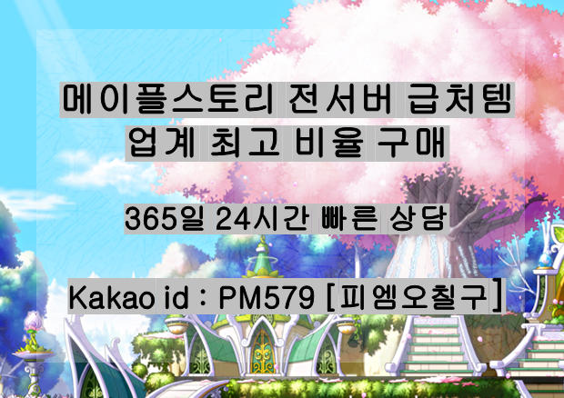 메이플급처템 메이플급처 메이플스토리급처템 메이플급처