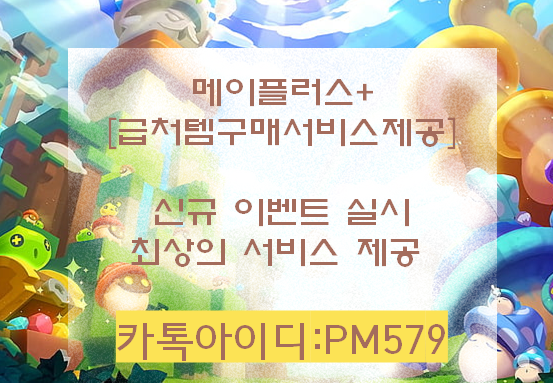 메이플 급처템