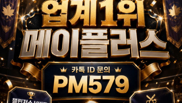 메이플스토리 급처템 업계 1위 메이플러스 홍보 이미지